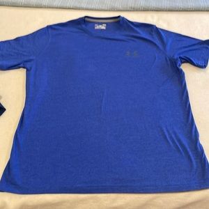Blue Under Armour Workout Tee. Large. Never Worn